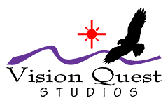 Vision Quest Studios Logo for Professional Photographer Crede Calhoun