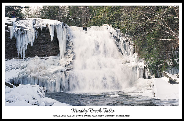 Swallow Falls Poster For Sale